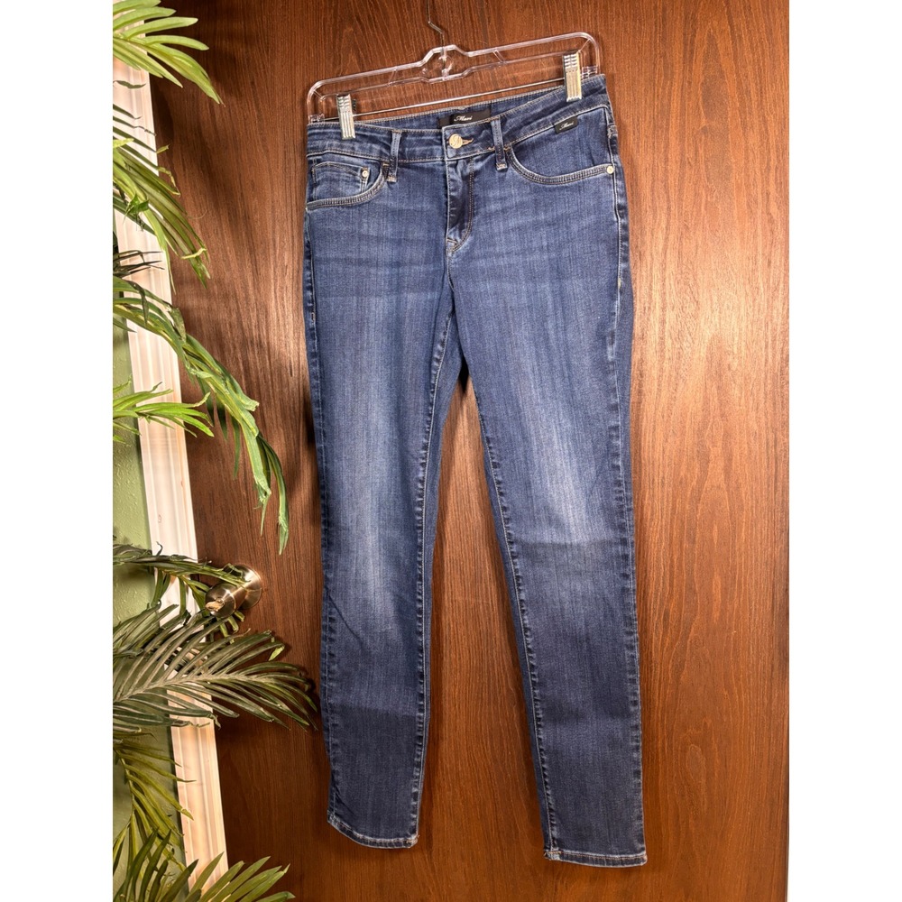 Mavi Alexa Mid Rise Skinny Jeans Dark Wash Women's Stretch Denim Size 29